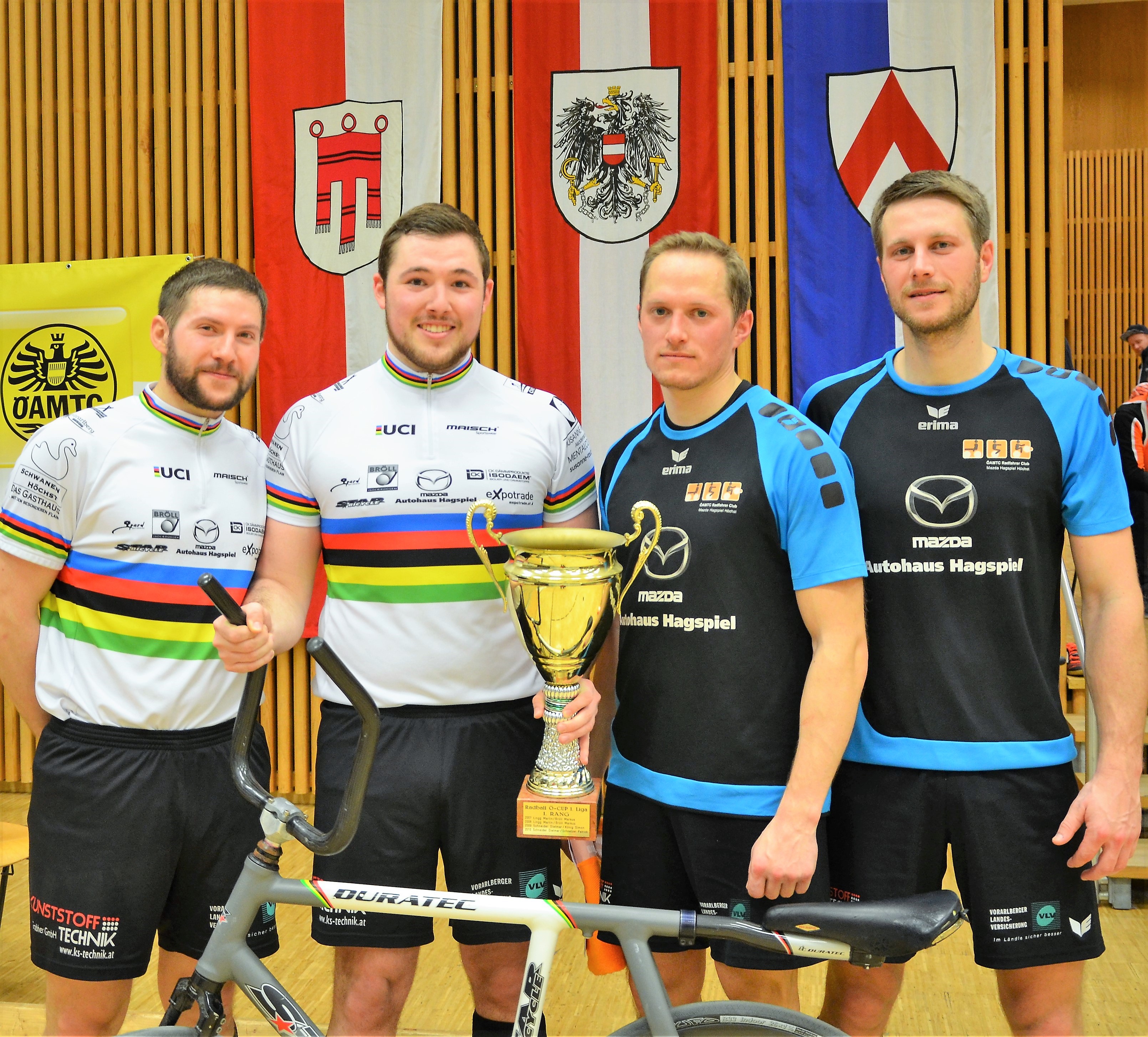  MarkusBröll, Patrick Schnetzer (Höchst 1), Florian Fischer, Simon König (Höchst 2)